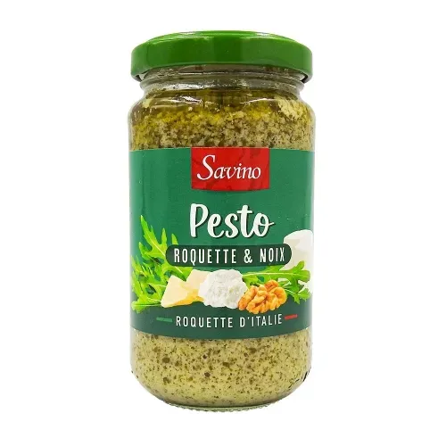 SAUCE PESTO ROQUETTE NOIX SAVINO 190G