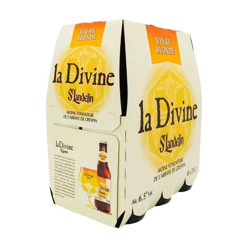 BIERE BLONDE LA DIVINE PACK 6*25CL