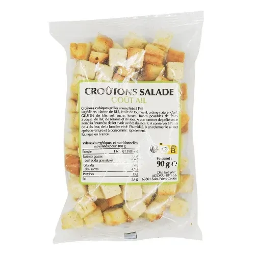 CROUTONS SALADE AIL 90G