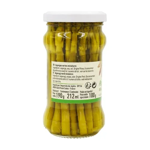 ASPERGES VERTES MINIATURES 212 ML PEROU