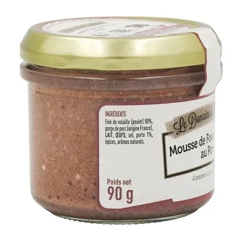 MOUSSE DE FOIE DE VOLAILLE AU PORTO 90G
