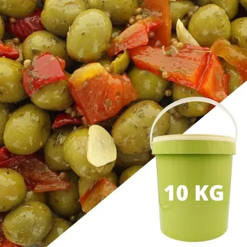 OLIVE SAUCE MADRILENE 16/18 SEAU 10 KG
