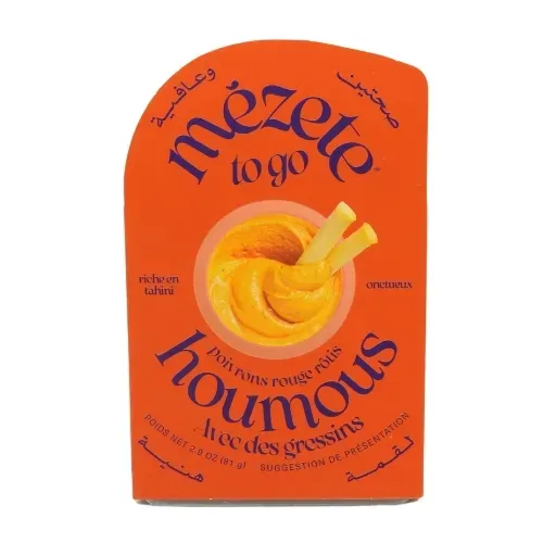 HOUMOUS POIVRON ET GRESSINS MEZETE PN: 81G