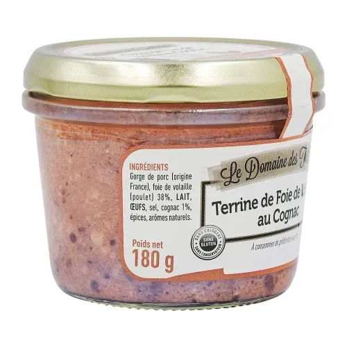 TERRINE DE FOIE DE VOLAILLE LABEL ROUGE 180G