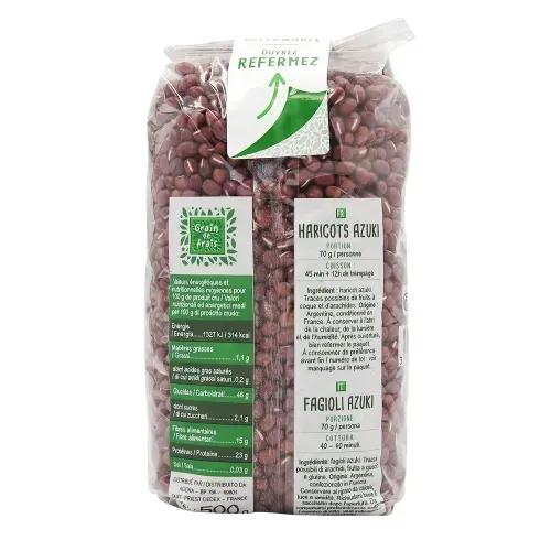 HARICOT AZUKI GRAIN DE FRAIS 500g/CT 15