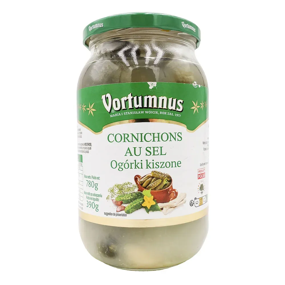 CORNICHONS AU SEL VORTUMNUS 390GR