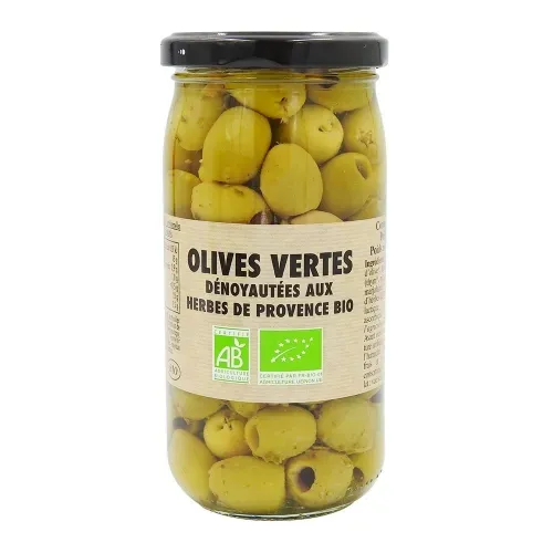 OLIVES BIO VERTES DENOY. HERBES PROV. 37CL