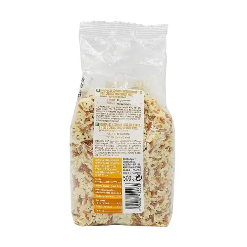 RIZ DE CAMARGUE IGP BIO DUO DEMICOMPLE/ROUGE 500GR