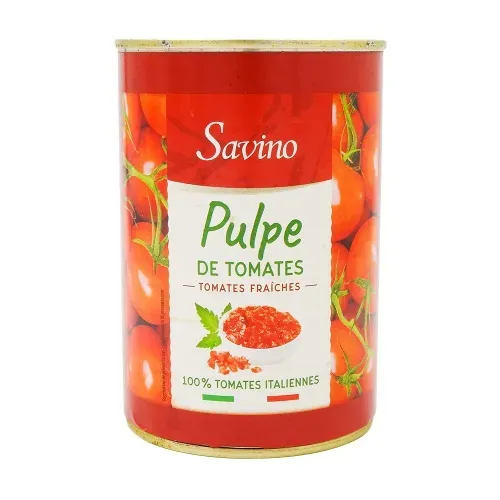PULPE DE TOMATE EN DES 400g