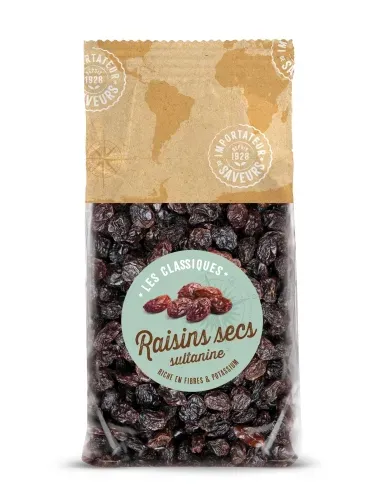 RAISIN BRUN SULTANINE PQT 500GR PAV. IDS/CT 8 PQT