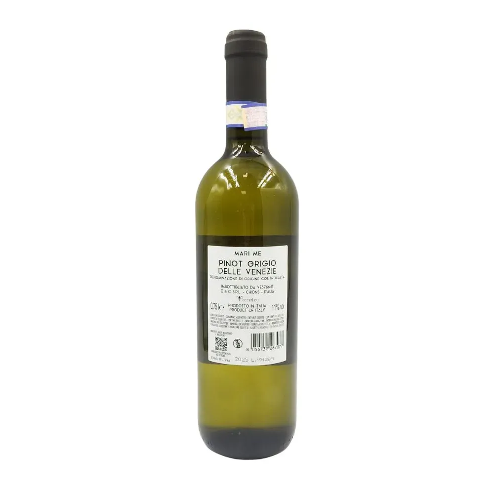 DOC VIN BLANC PINOT GRIGIO DELLE VENEZIE 75CL