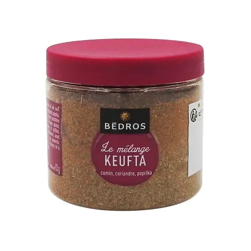 KEUFTA mél. d'épices POT PET 83 gr Bédros/CT 12