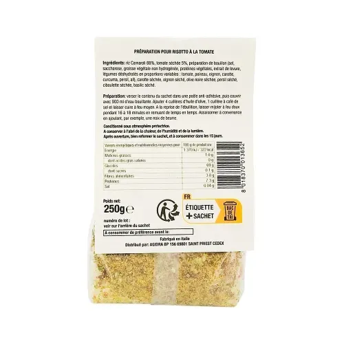 RISOTTO A LA TOMATE 250g