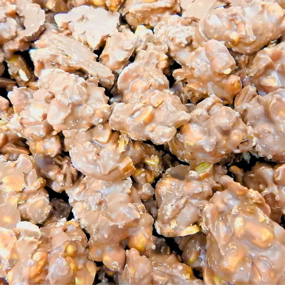 CLUSTER CACAHUETES CHOC LAIT 15KG