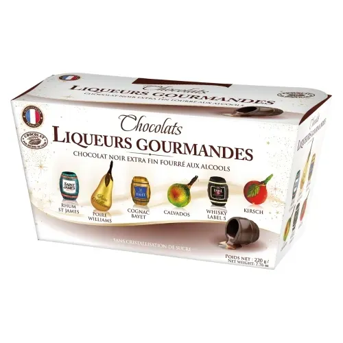 BALLOTIN CHOCOLATS ASSORTIMENT LIQUEURS 220G