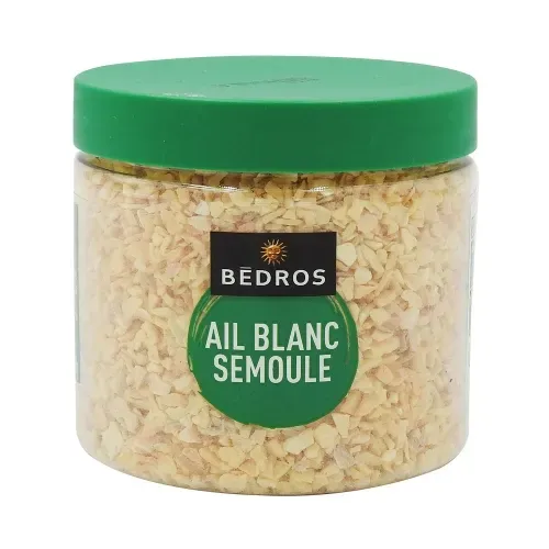 AIL BLANC SEMOULE POT PET 110 gr Bédros/CT 12