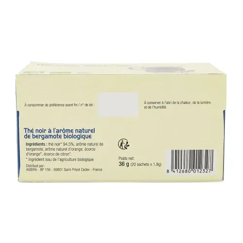 THE EARL GREY BIO 20 SACHETS