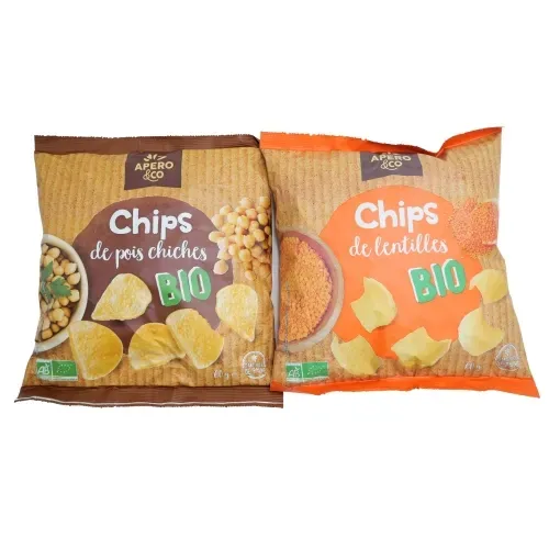 CHIPS BIO POIS CHICHE 60 GR
