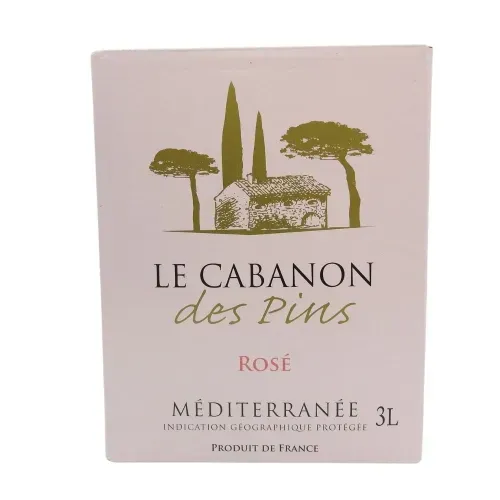 IGP MED ROSE CABANON DES PINS BIB 3 LITRES