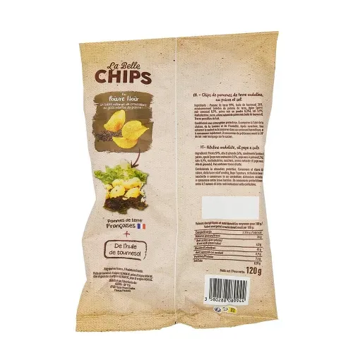Chips sel poivre ondulées 120g