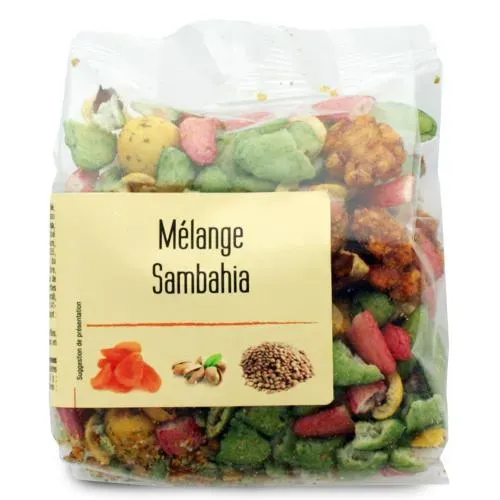 RICE CRACKER MELANGE SAMBAHIA sachet 120 gr
