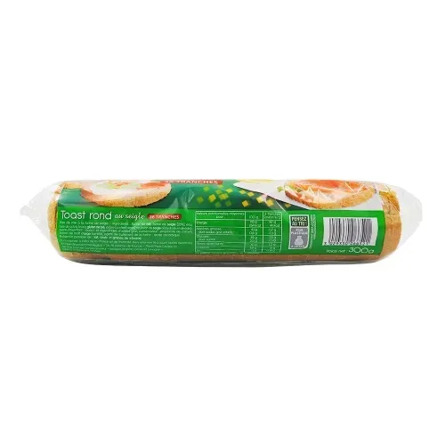 PAIN DE MIE TOAST ROND SEIGLE 300G