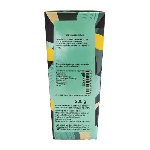 TRUFFES FANTAISIES NATURE COCOA BOX 200G