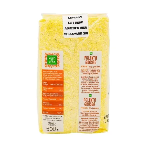 POLINTE INSTANTANEE GRAIN DE FRAIS 500GR