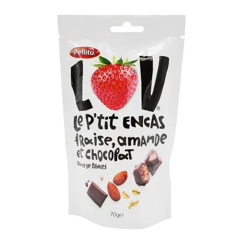LOV - LE P'TIT ENCAS FRAISE CHOCOLAT 70G