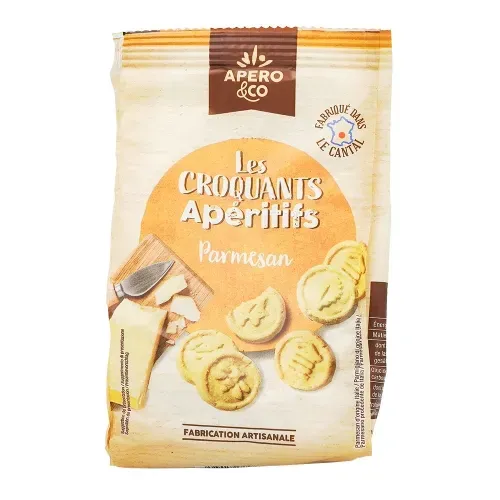 BISCUITS CROQUANTS PARMESAN 100G