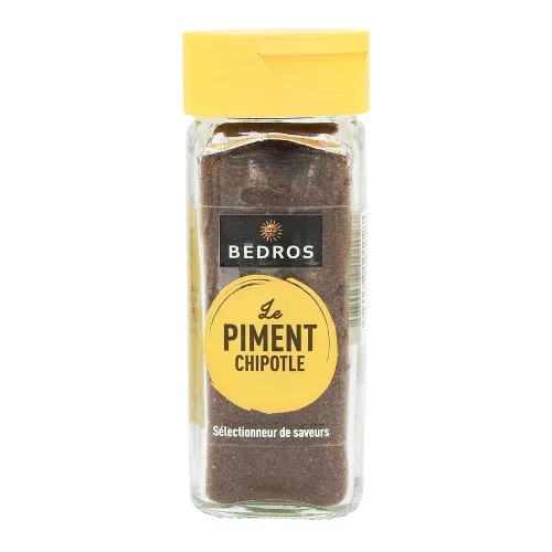 PIMENT CHIPOTLE FLACON 45gr Bédros/CT 10