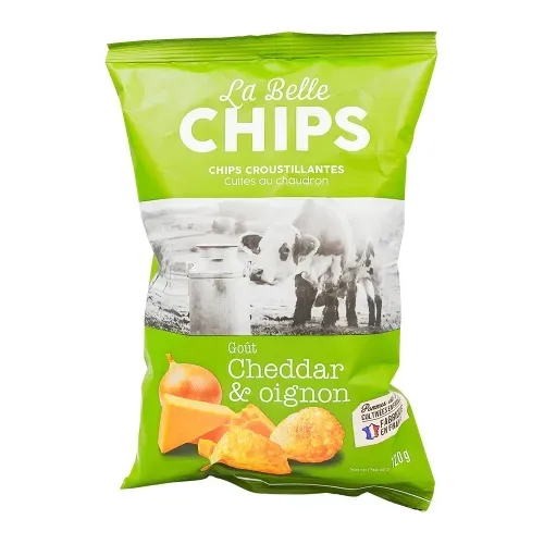 CHIPS CHEDDAR OIGNONS 120 GR