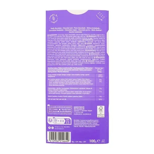 TABLETTE CHOCO NOIR EXTRA 85% 100G