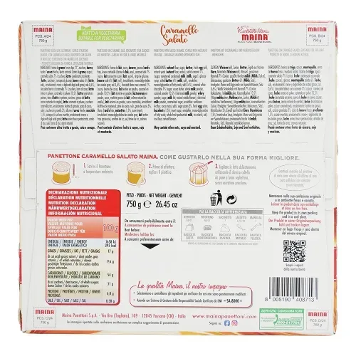 PANETTONE CARAMEL SALE 750G