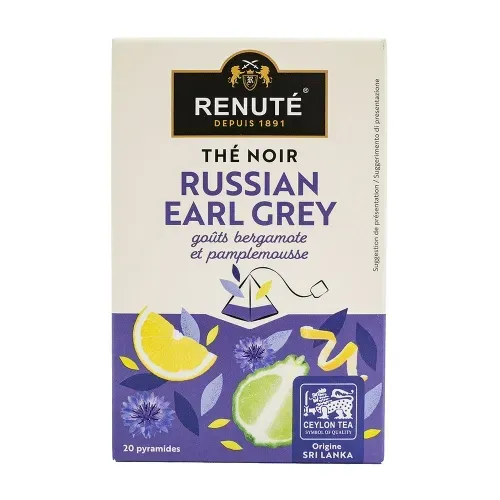 RENUTE THE NOIR RUSSIAN EARL GREY 20 PYRAMIDES