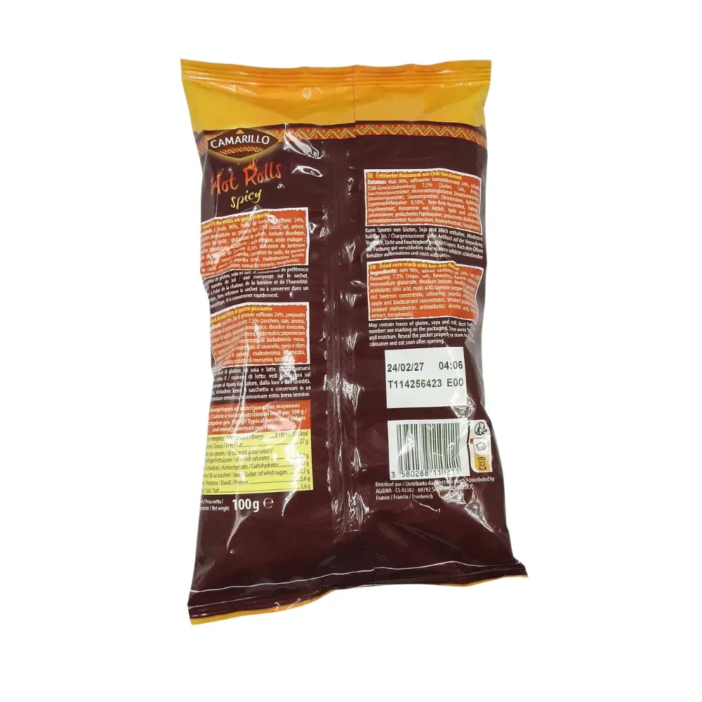 ROLLS FLAMING HOT 100G