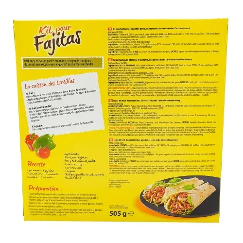 KIT FAJITAS 505GR