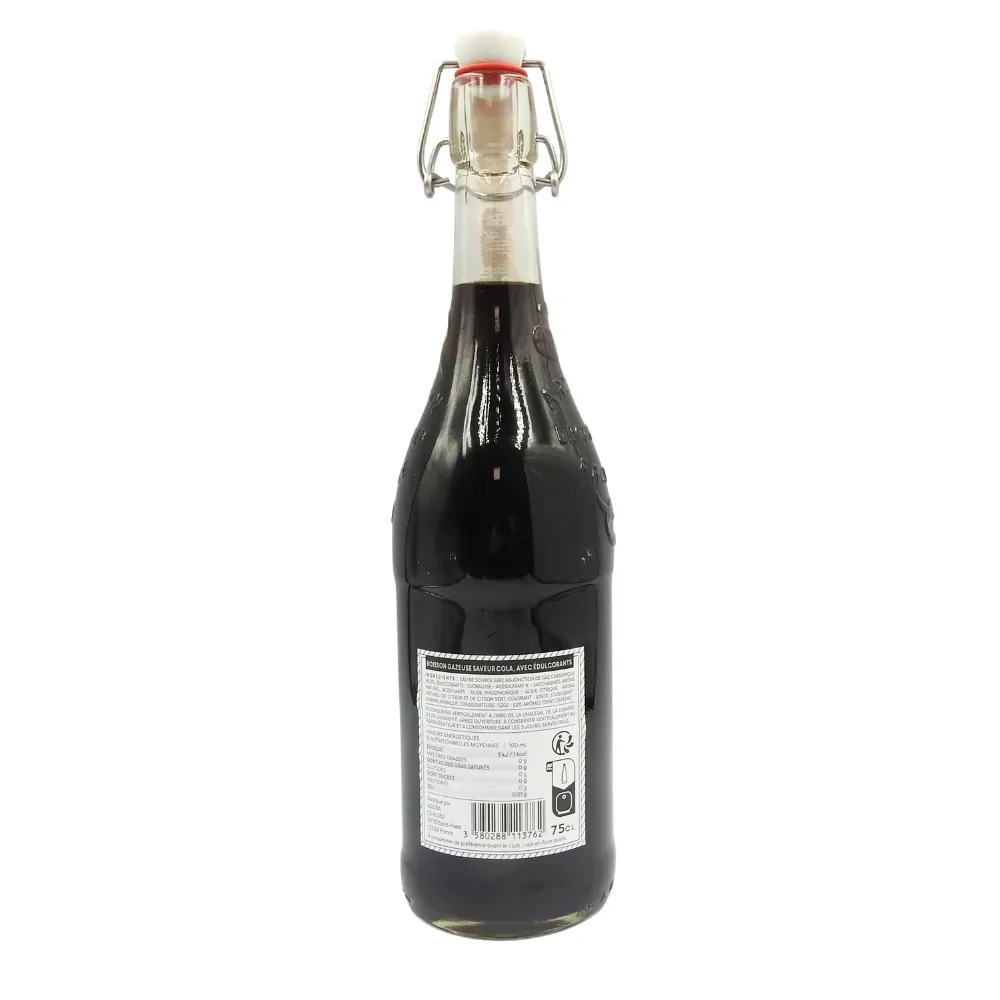 BOISSON GAZEUSE COLA ZERO 75CL