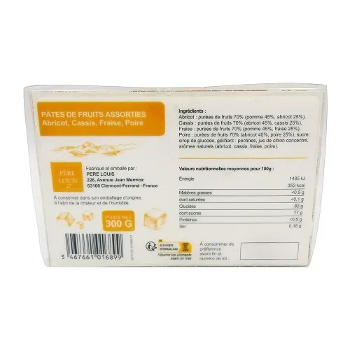 PATE DE FRUITS D'AUVERGNE 300G