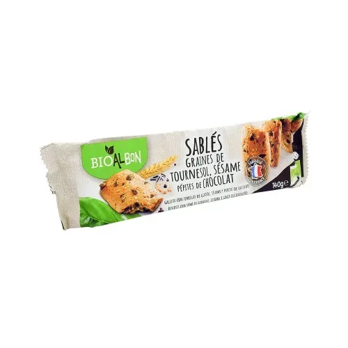 SABLE BIO GRAINES PEPITES CHOCOLAT ALBON 140GR