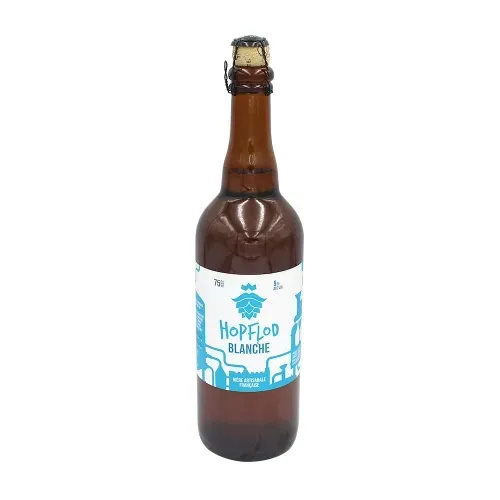 BIERE HOPFLOD BLANCHE  75CL
