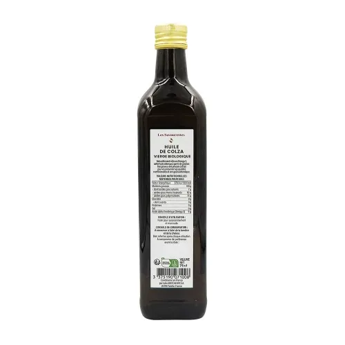 HUILE BIO VIERGE DE COLZA FRANCE  750ML