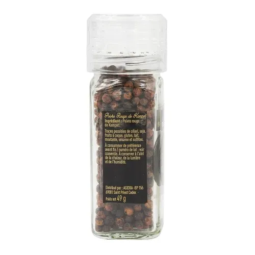 POIVRE KAMPOT ROUGE MOULIN 49gr Bédros/CT 10