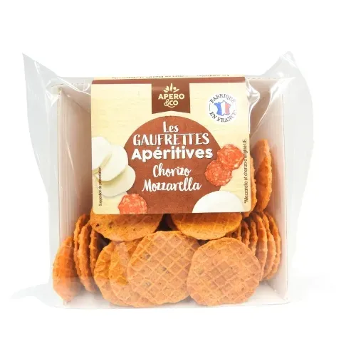 GAUFRETTES CHORIZO MOZZARELLA  50GR