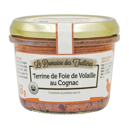 TERRINE DE FOIE DE VOLAILLE LABEL ROUGE 180G