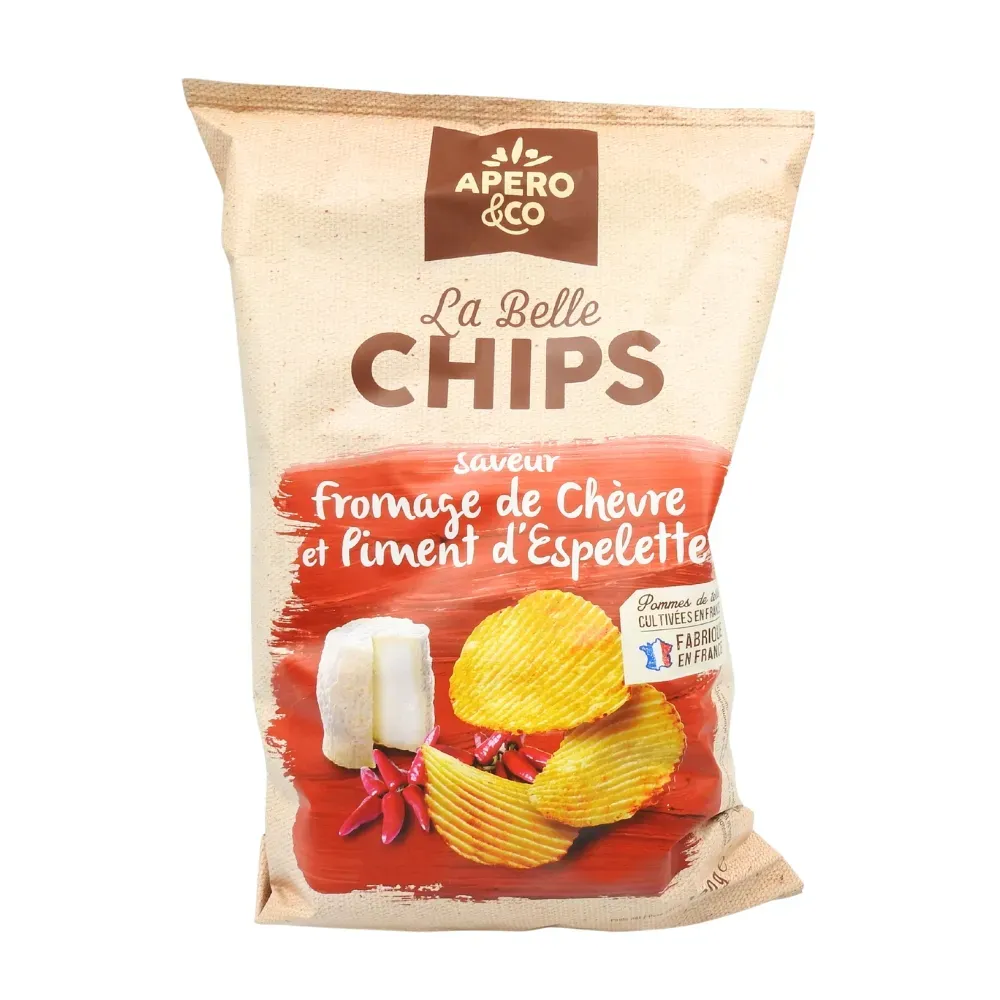 CHIPS CHEVRE PIMENT ESPELETTE 120G