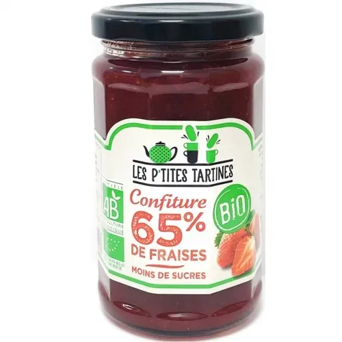 CONFITURE BIO ALLEGEE FRAISE 255 GR
