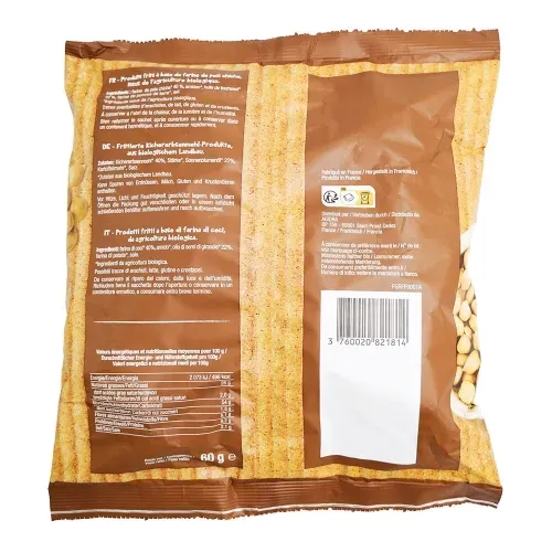 CHIPS BIO POIS CHICHE 60 GR