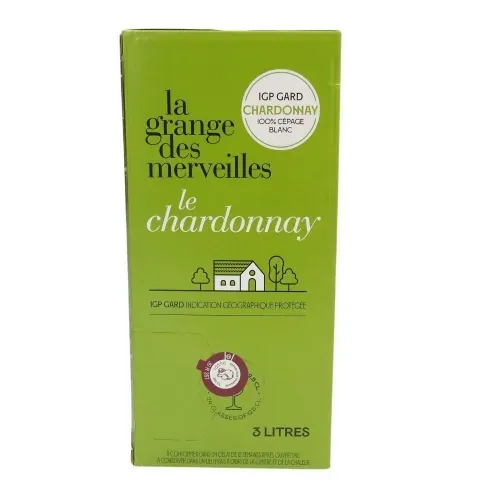 IGP VIN BLANC GARD CHARDONNAY BAG IN BOX 3L