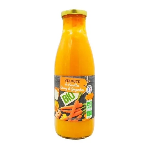 VELOUTE BIO CAROTTE CURRY GINGEMBRE 73CL